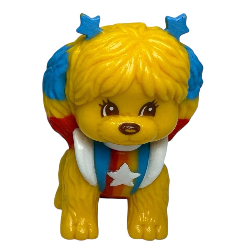 Vintage 1983 Rainbow Brite "Puppy Brite" Dog PVC‎ Figure Toy Hallmark